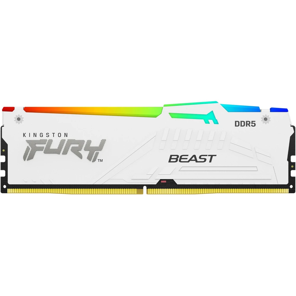 Kingston FURY Beast White RGB 32GB (2x16GB) DDR5 6000MHz CL30