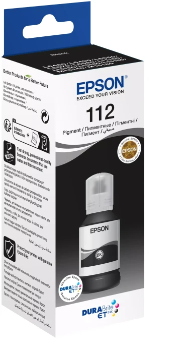 Epson 112 EcoTank Ink Bottle - Black