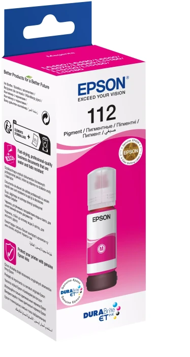 Epson 112 EcoTank Ink Bottle - Magenta
