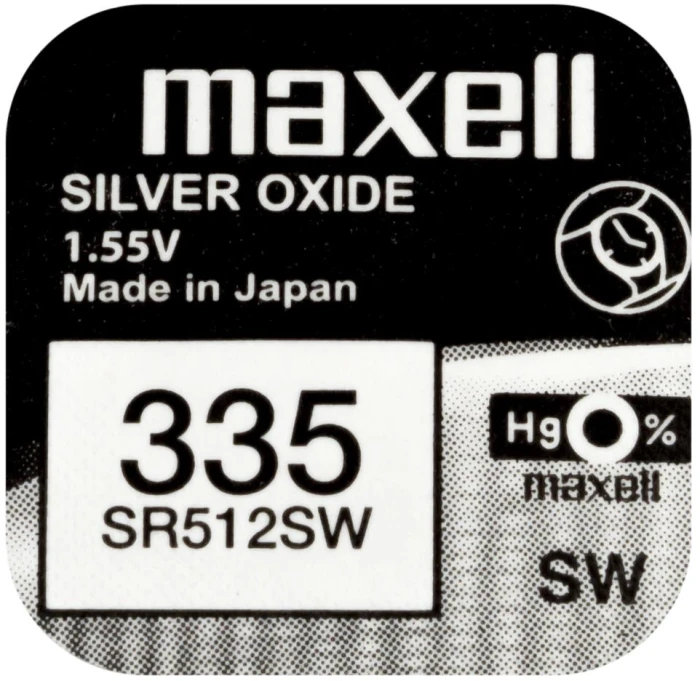 Бутонна батерия MAXELL SR512 SW /335  1.55V
