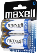 Алкална батерия MAXELL LR20 /2 бр. в опаковка/ 1.5V