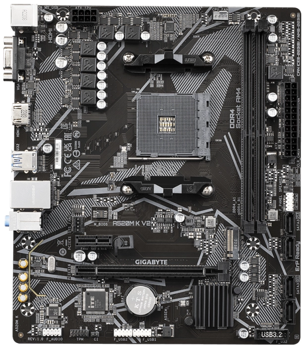GIGABYTE A520M K V2