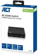 HDMI суич ACT 4K@60Hz Дистанционно