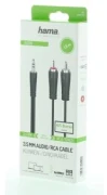 HAMA Аудио 3.5mm TRS > 2 x RCA - 1.5m