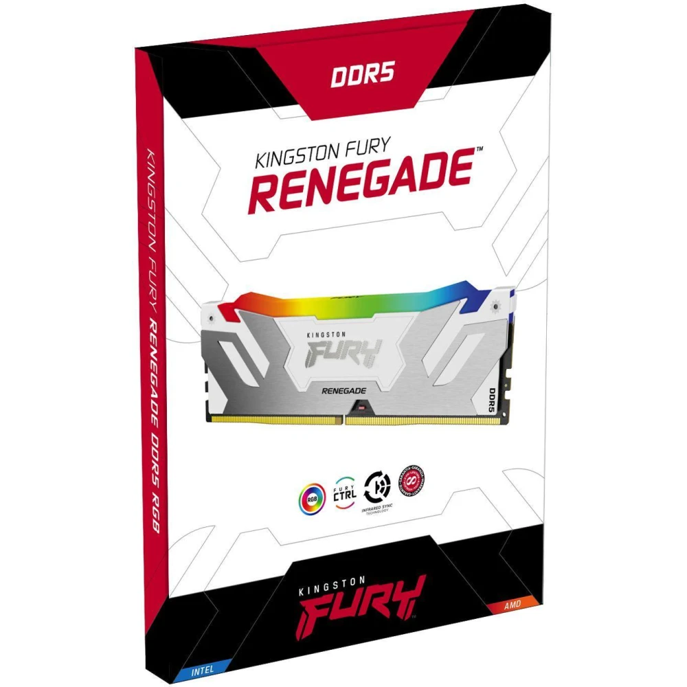 Kingston FURY Renegade RGB White 32GB(2x16GB) DDR5 7200Mhz CL38