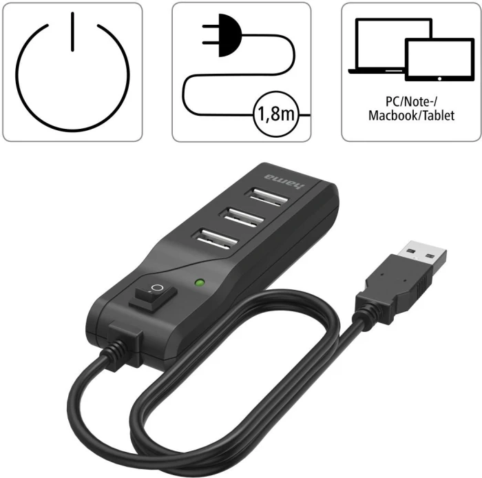 HAMA 4 x USB 2.0