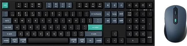 Keychron B36 Deep Black и BM25