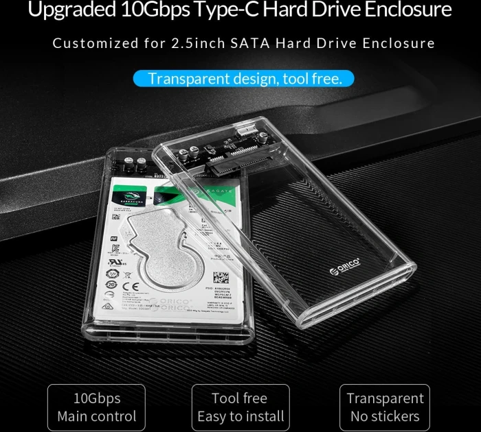 Orico 2139C3 кутия за дискове 2.5"