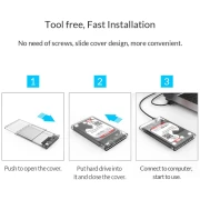 Orico кутия за диск 2.5" USB-C