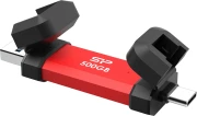 Silicon Power SSD DS72 Red - 500GB