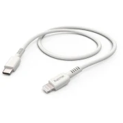 Кабел за зареждане HAMA "Eco", USB-C - Lightning, 1 м, бял
