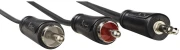 HAMA Аудио 3.5mm TRS > 2 x RCA - 3.0m