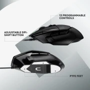 Logitech G502 X Черна