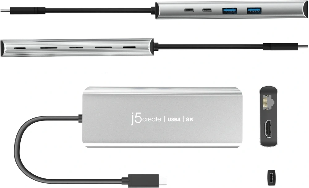 j5create JCD403 USB4 6in1 HUB