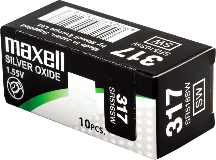 Бутонна батерия MAXELL SR516 SW /317/  1.55V