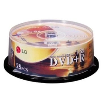 DVD+R LG, 4.7GB, 16X, 25 БР.
