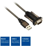 ACT AC6000 USB-A > RS-232 - 1.5m