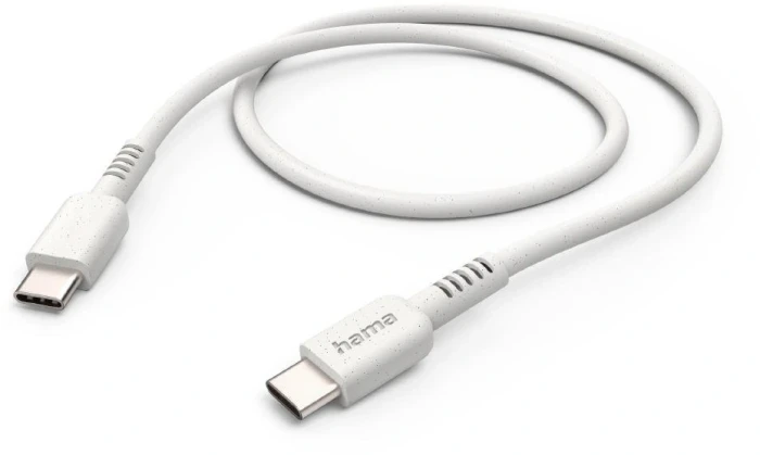 Кабел за зареждане HAMA "Eco", USB-C - USB-C, 1 м, черен