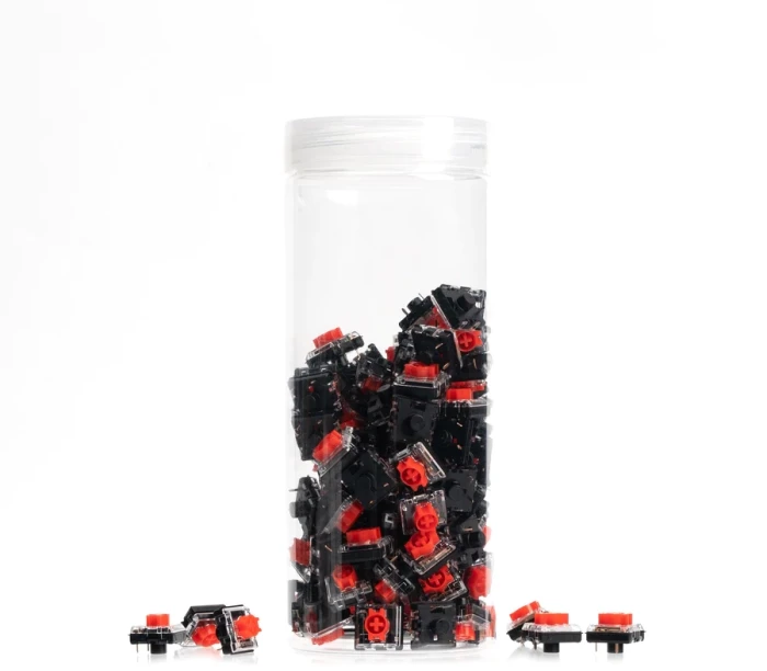 Суичове за механична клавиатура Keychron Low Profile Red Switch Set 110 броя