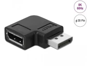 Delock адаптер DisplayPort 90° 8K 60Hz