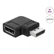 Delock адаптер DisplayPort 90° 8K 60Hz
