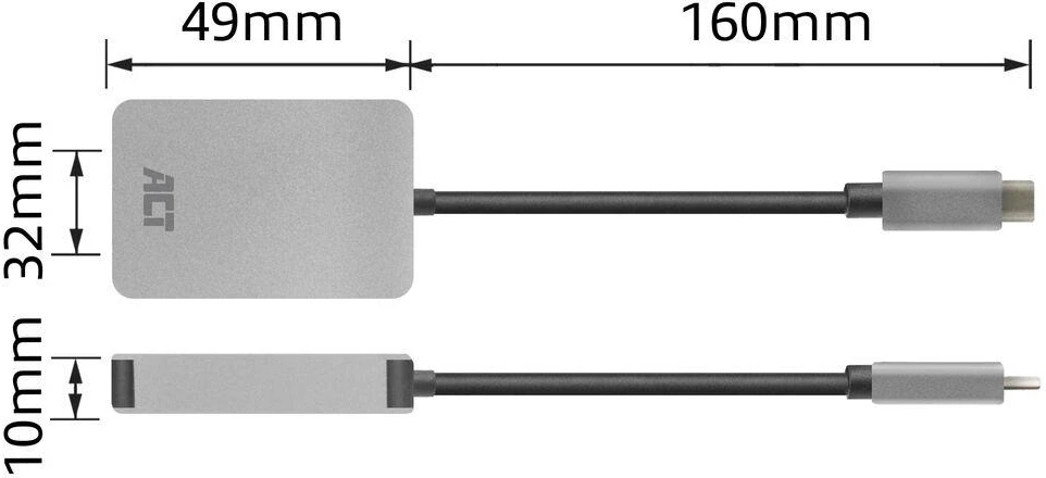 ACT AC7056 USB-C card reader