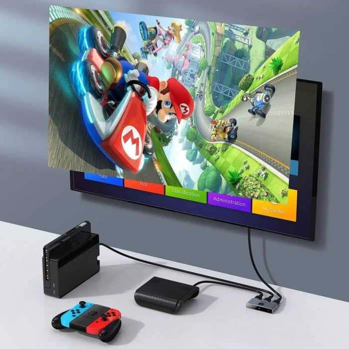 Двупосочен HDMI превключвател Baseus CAHUB-BC0G