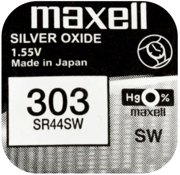 Бутонна батерия MAXELL SR44 SW/357/   1.55V