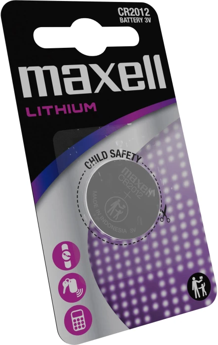 Бутонна батерия литиева MAXELL CR2012 3V
