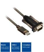 ACT адаптер USB-C > RS232 - 1.5m