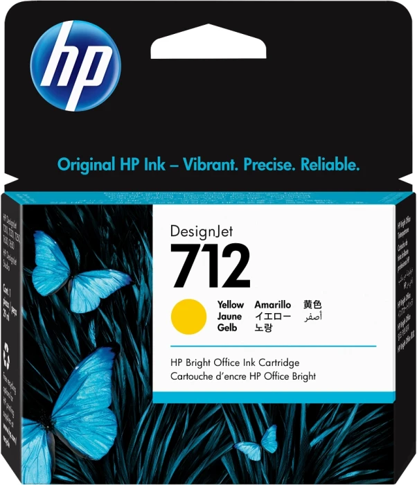 HP 712 29ml Ink Cartridge - Yellow