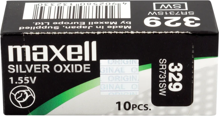 Бутонна батерия MAXELL SR731 SW / 329/, 1.55V