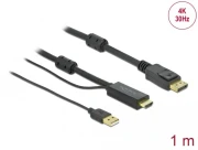 Delock HDMI > DisplayPort 4K - 1.0m