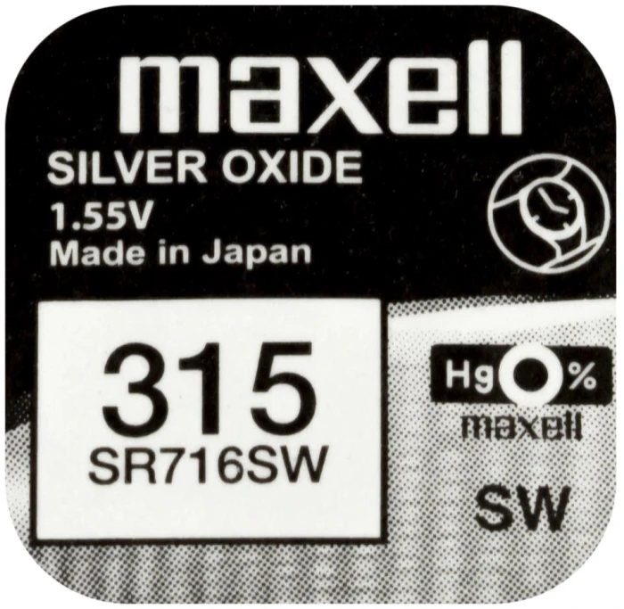 Бутонна батерия MAXELL SR716 SW 1.55V /315/