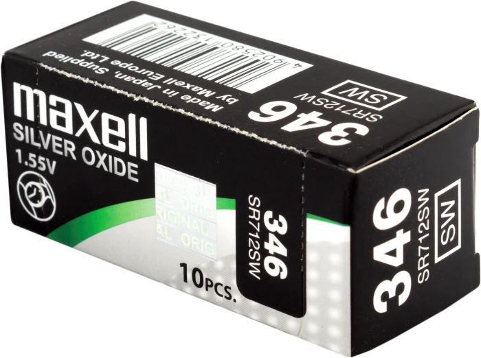 Бутонна батерия MAXELL SR712 SW 1.55V  / 346