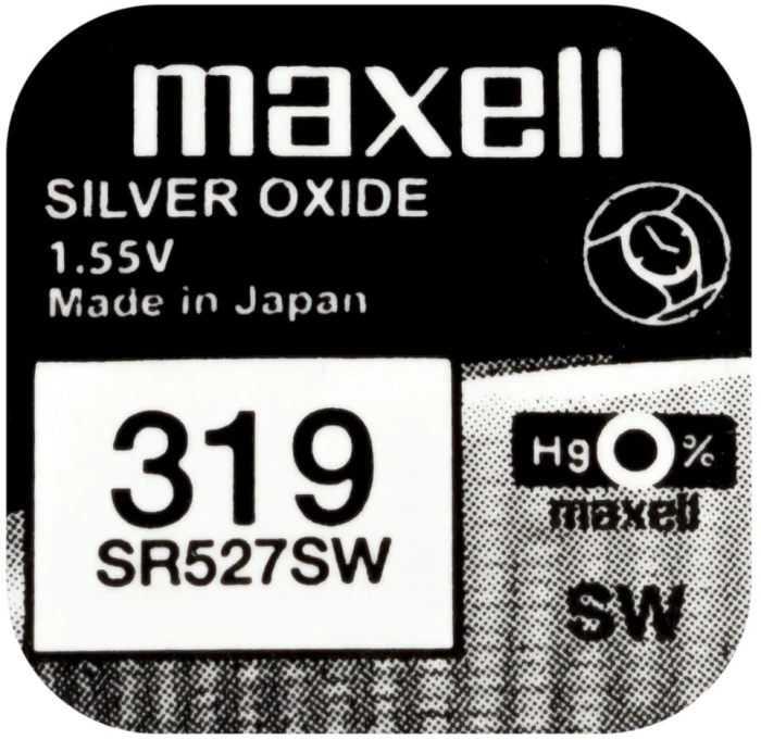 Бутонна батерия MAXELL SR527 SW 1.55V /319/  1.55V