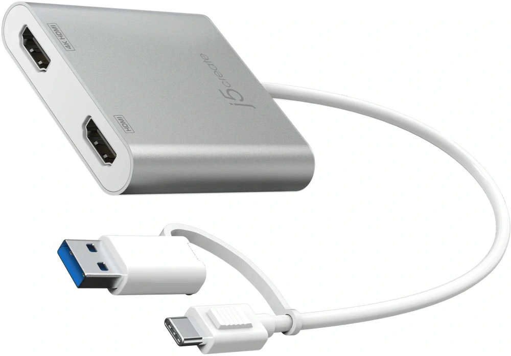 j5create Адаптер USB-C > 2 x HDMI