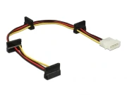 DeLock Molex > 4 x SATA Power - 0.40m