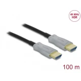 Оптичен кабел Delock HDMI 4K 100m