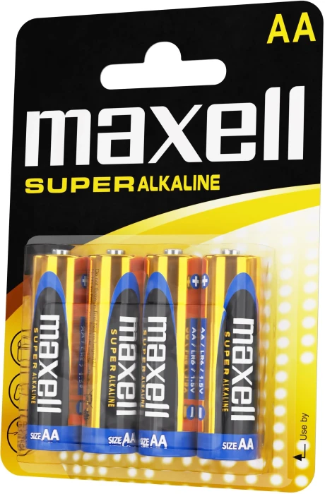 Супералкални батерии  MAXELL LR6 XL /4 бр. в блистер/ 1.5V