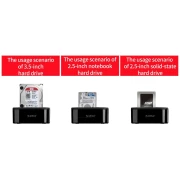 Orico Dock 2 x SSD/HDD 2.5"/3.5" Clone