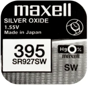 Бутонна батерия MAXELL SR927 SW /395/399/  AG7   1.55V