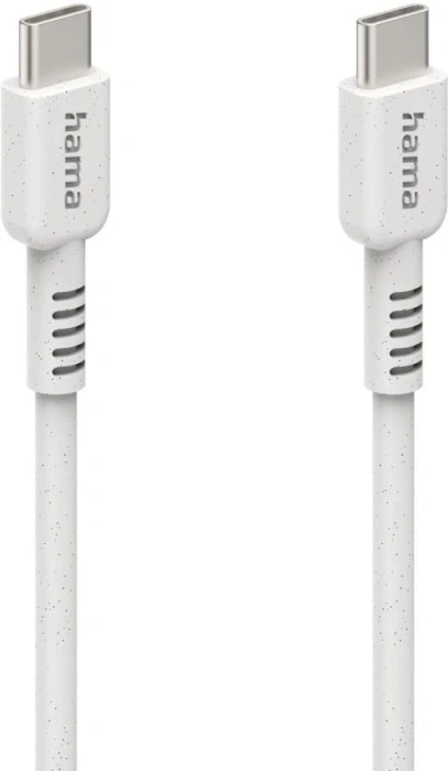 Кабел за зареждане HAMA "Eco", USB-C - USB-C, 1 м, черен
