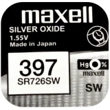 Бутонна батерия MAXELL SR726 SW /AG2/ 397/, 1.55V
