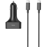 HAMA USB-C захранване за лаптоп за кола (PD) 5-20 V/65 W