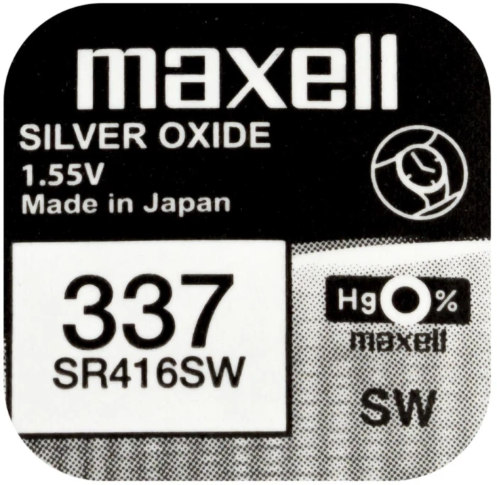 Бутонна батерия MAXELL SR416 SW 1.55V /337/   1.55V