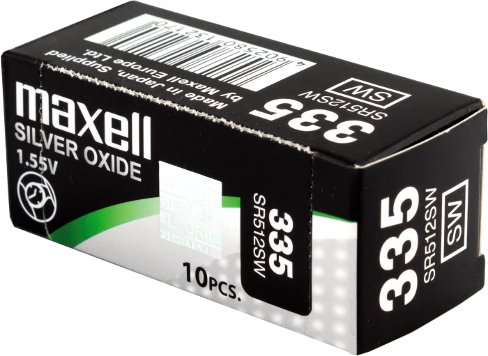 Бутонна батерия MAXELL SR512 SW /335  1.55V