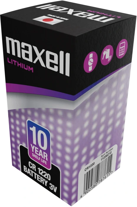 Бутонна батерия литиева MAXELL  CR1220 3V