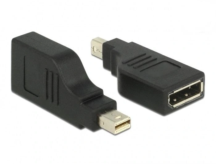 Адаптер Delock mini DisplayPort > DisplayPort 90°