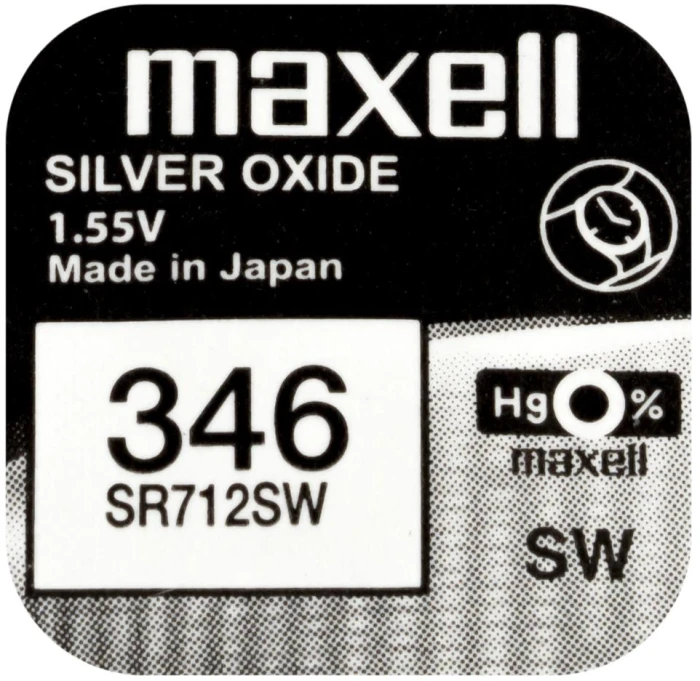 Бутонна батерия MAXELL SR712 SW 1.55V  / 346